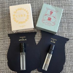 Trudon Cire Cameos: Vesta and Cire plus Elae and Aphelie fragrance samples